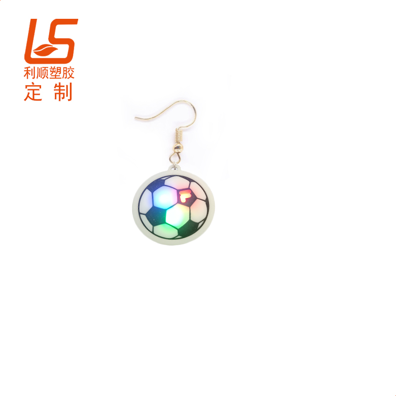 定制酒吧發(fā)光耳釘 發(fā)光耳扣耳環(huán)發(fā)光耳墜 (3)
