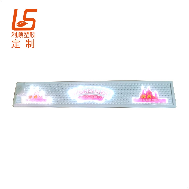軟膠LED發(fā)光酒吧墊-吧臺(tái)墊LED發(fā)光酒吧墊